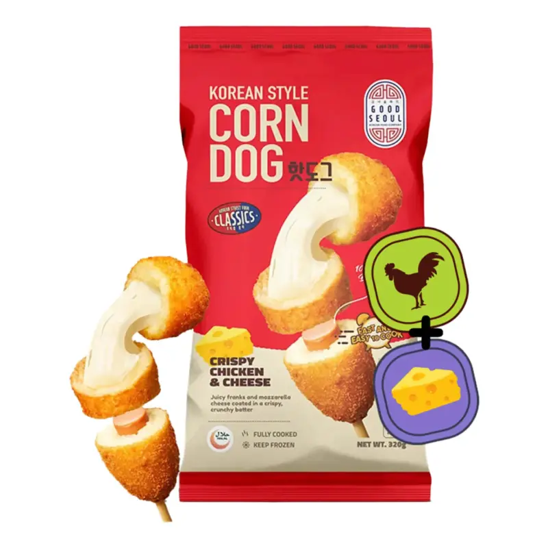 Good Seoul Corn Dog Crispy Cheese with Chicken