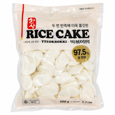 Frozen Korean Rice Cake Slices