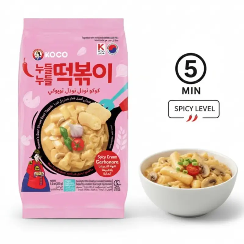 Koko Spicy Cream Carbonara Toppoki