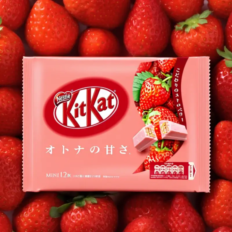 Kitkat Mini Otona no Amasa Strawberry Flavour