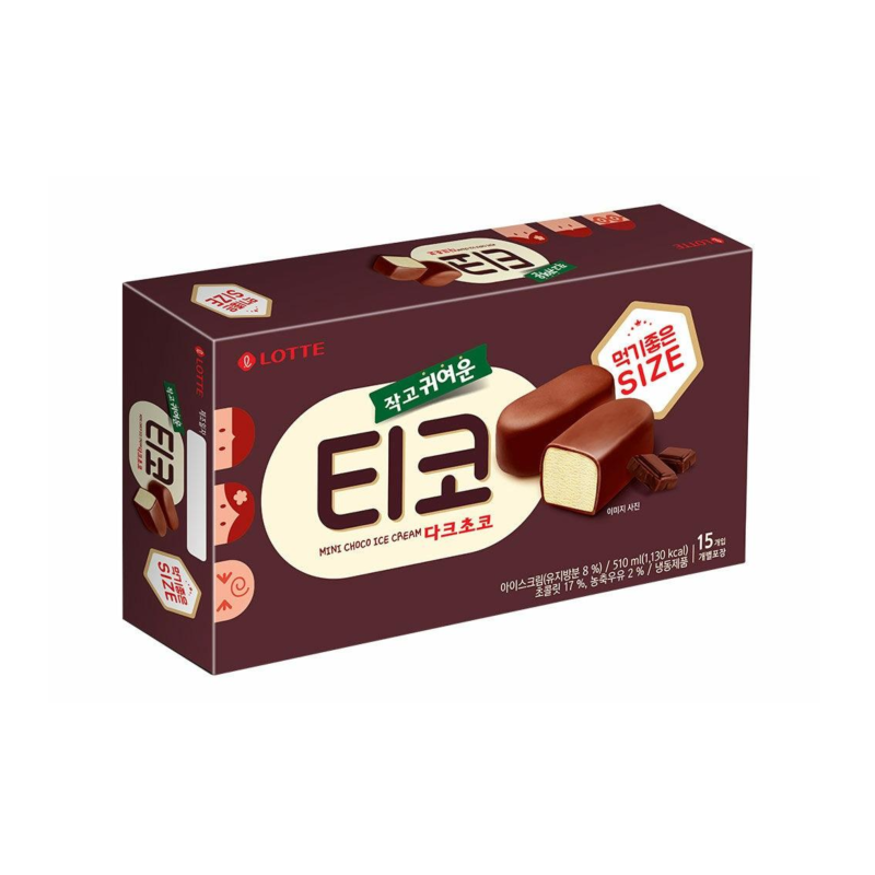 Lotte Tiko Mini Choco Ice Cream 800g